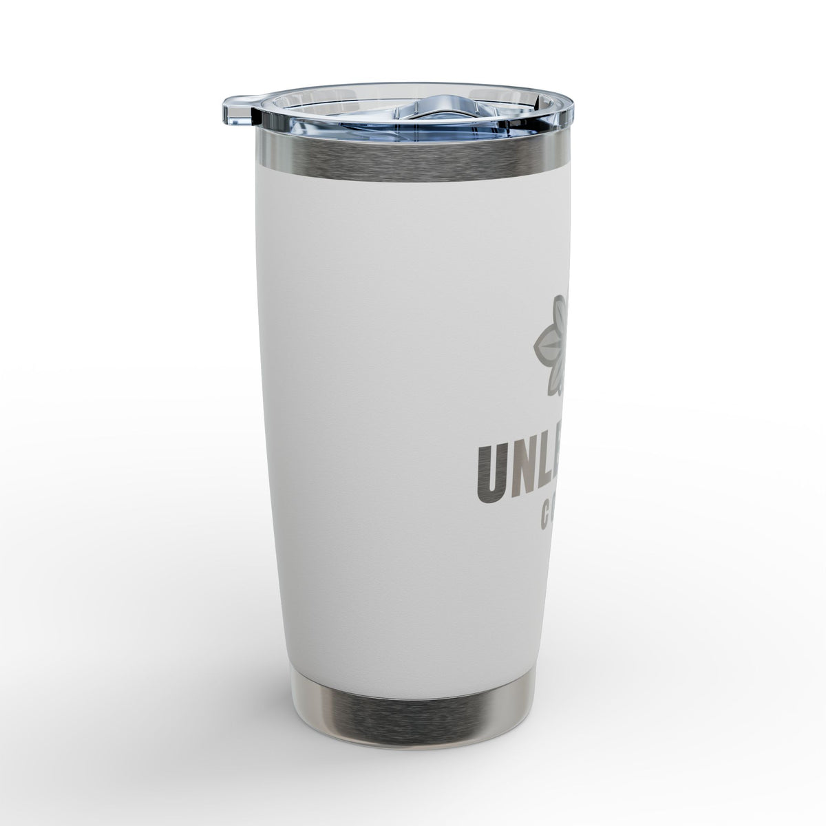 20oz Engraved Tumbler – "Unleashed Coffee" Logo Stainless Travel Mug