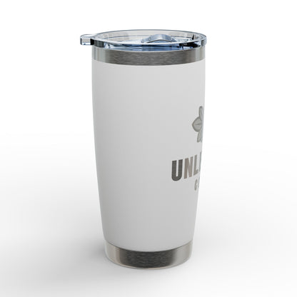 20oz Engraved Tumbler – "Unleashed Coffee" Logo Stainless Travel Mug