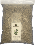 Unleashed Coffee: Mundo Novo, Brazilian Green Whole Bean Coffee