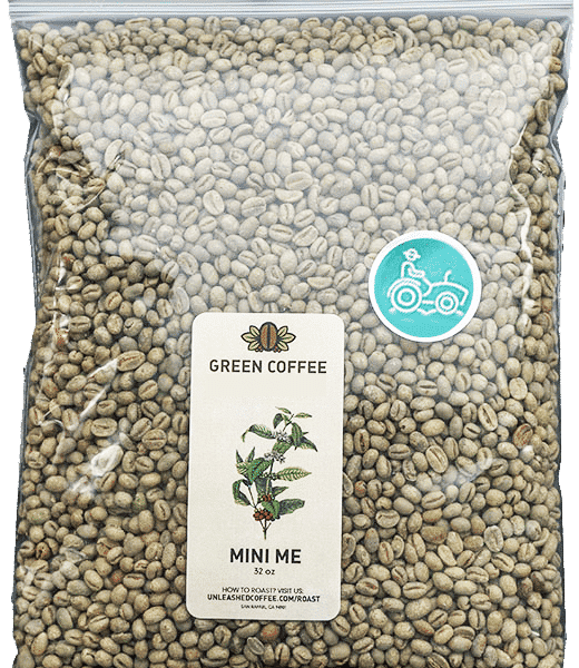Unleashed Coffee: Mini Me, Green Whole Bean Coffee (Bag)