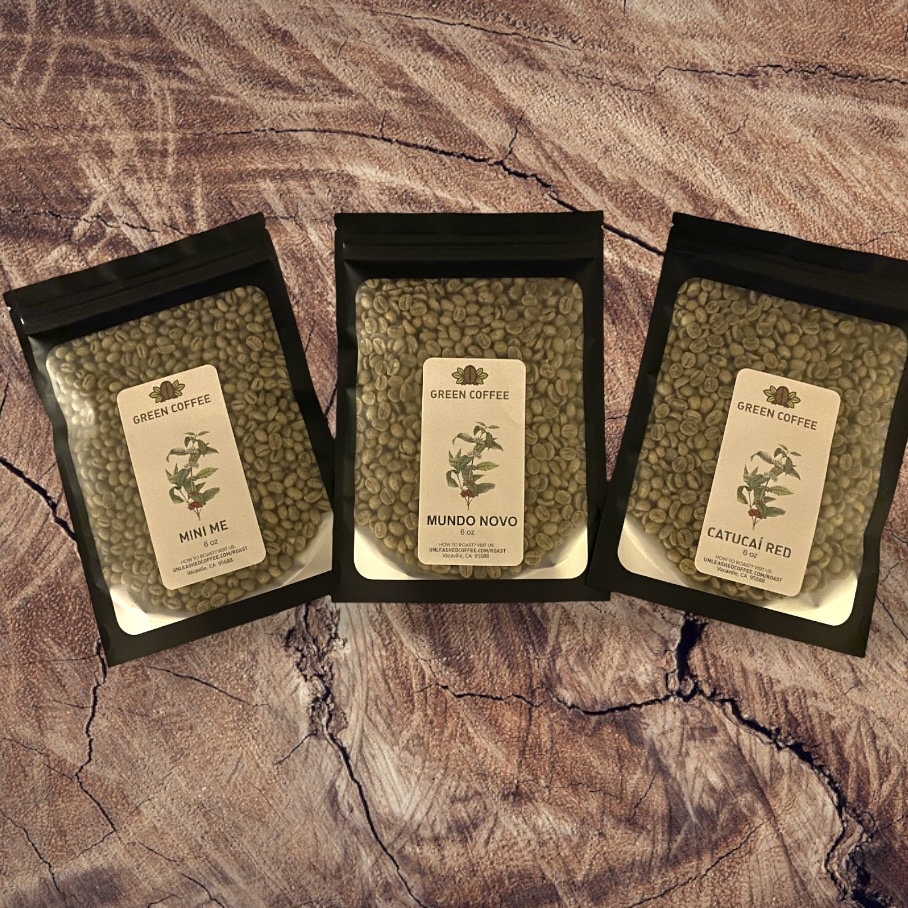 Unleashed Coffee: Green Coffee Sampler Set (3 bags)