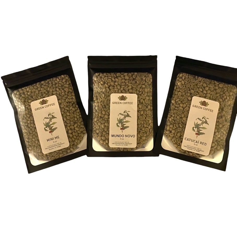 Unleashed Coffee: Green Coffee Sampler (3 bags)