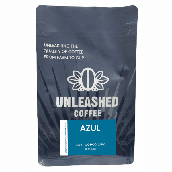 Unleashed Coffee: Azul, Our Medium Roast Whole Bean Coffee (Bag)