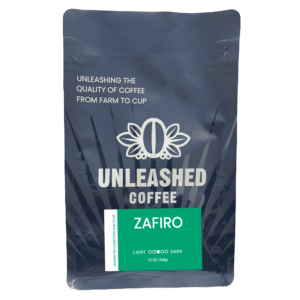 Unleashed Coffee: Zafiro, Our Medium Roast Whole Bean Coffee (Bag)